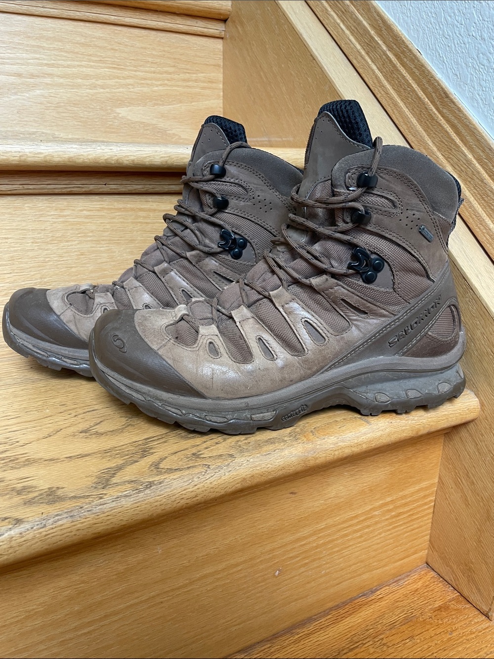 Salomon Quest 4D GTX Forces 2 Men's Brown Hiking Boots
